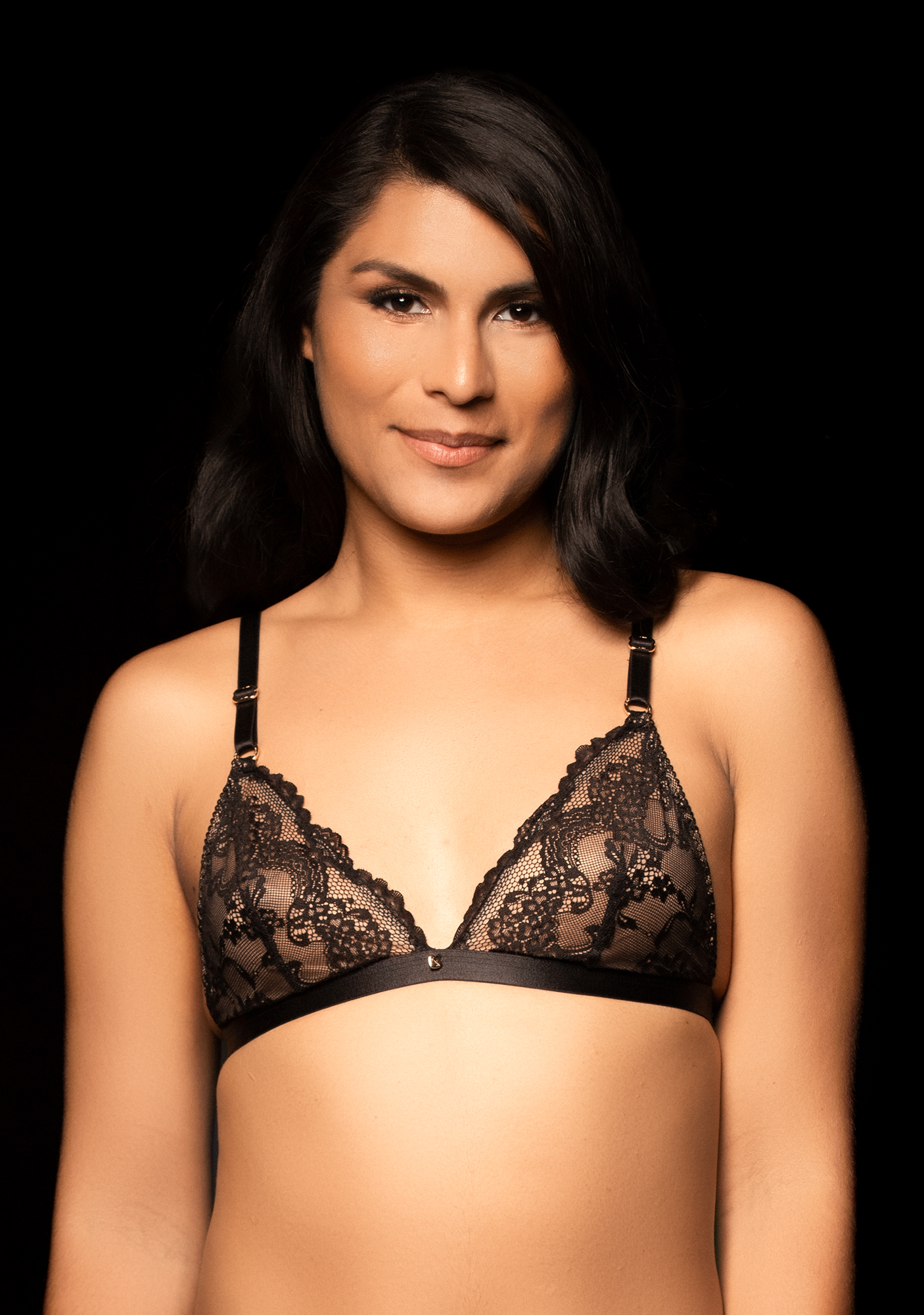 MARIPOSA Bralette Black Beauty - Translenceria by Le Sexy