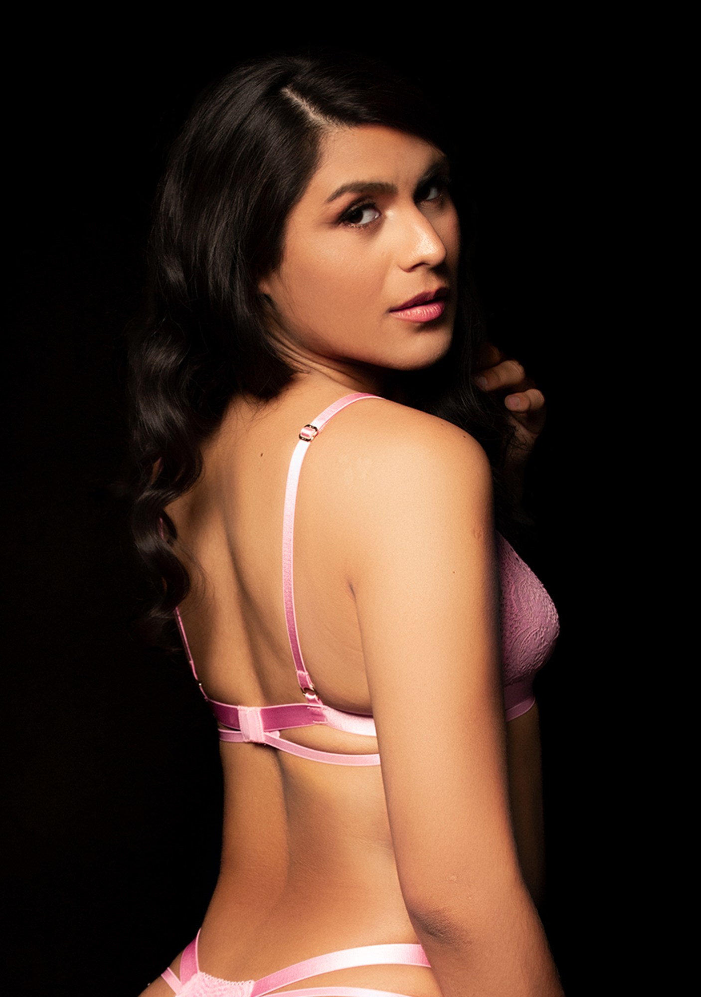 MARIPOSA Bralette Pink Frosting - Translenceria by Le Sexy