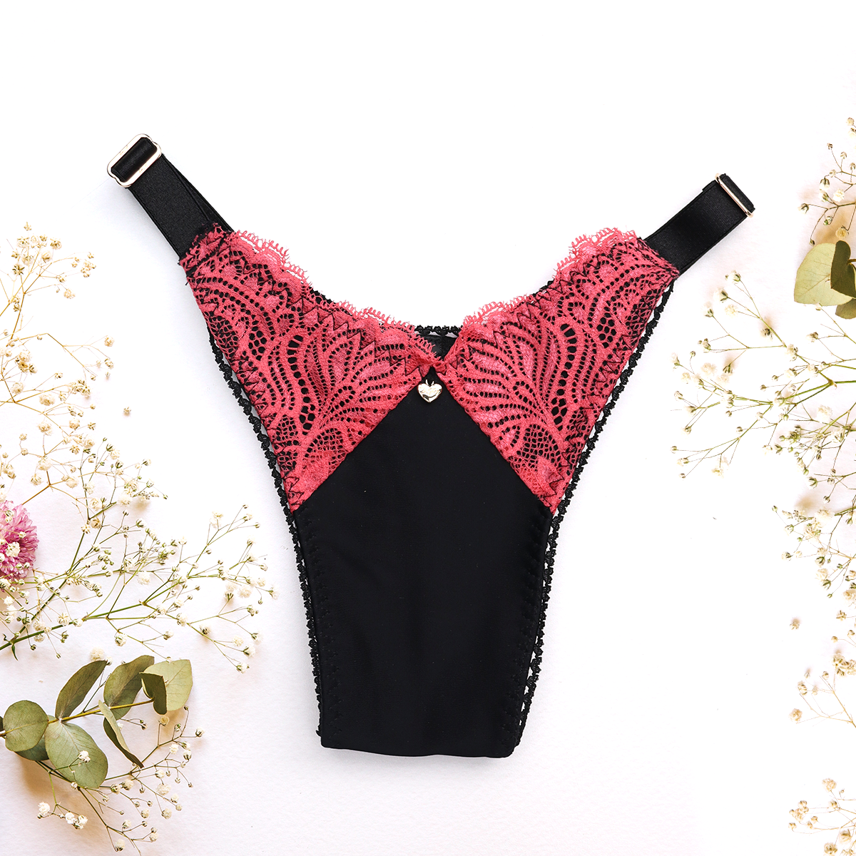 BELLA Tanga Trucadora para mujeres Trans Sugar Coral - Translenceria by Le Sexy
